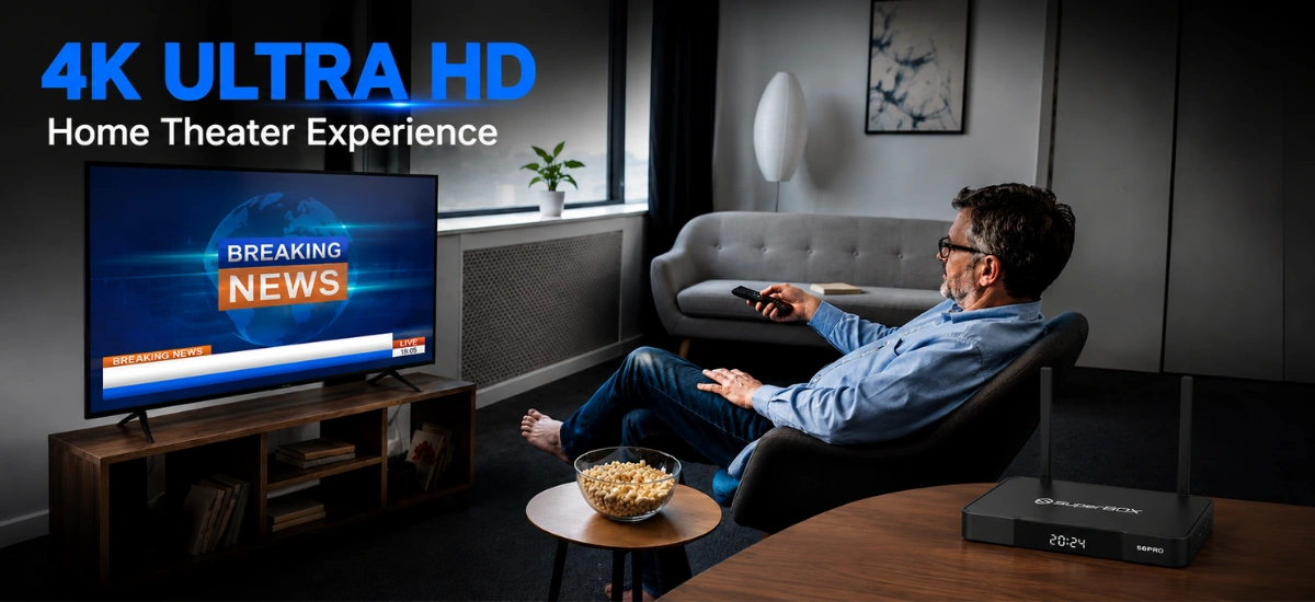 SuperBox S6 Pro delivers immersive 4K Ultra HD home theater entertainment