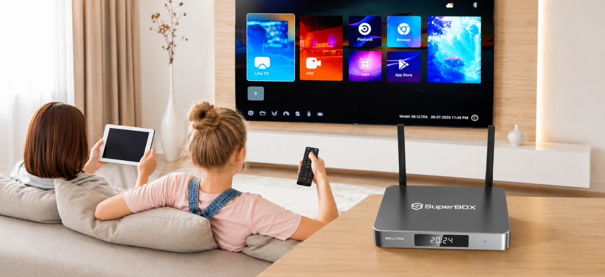 SuperBox S6 Ultra 36 SuperBox S6 Ultra Android 12 TV box with Google Play Store and streaming apps
