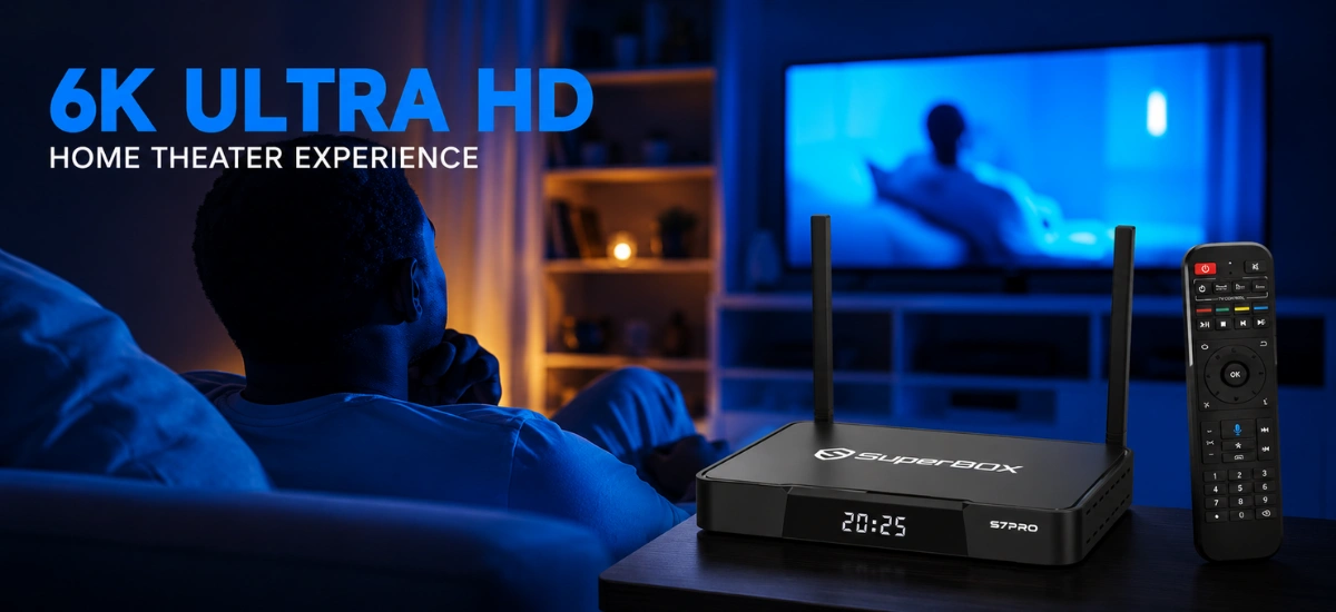 SuperBox S7 Pro 6K Ultra HD home theater