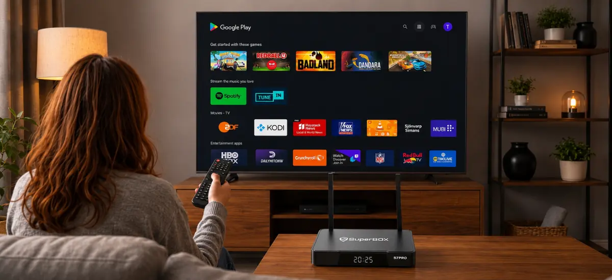 SuperBox S7 Pro Android 12 and Google Play
