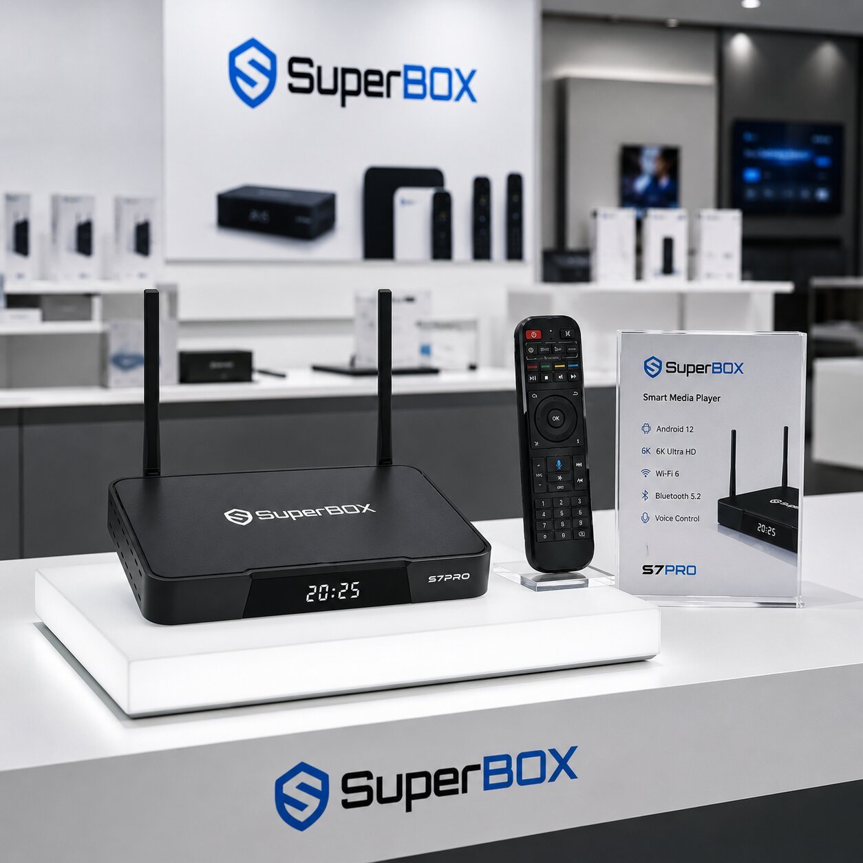 SuperBox S7 Pro 16 SuperBox S7 Pro on display at SuperBox TV Box Store 1