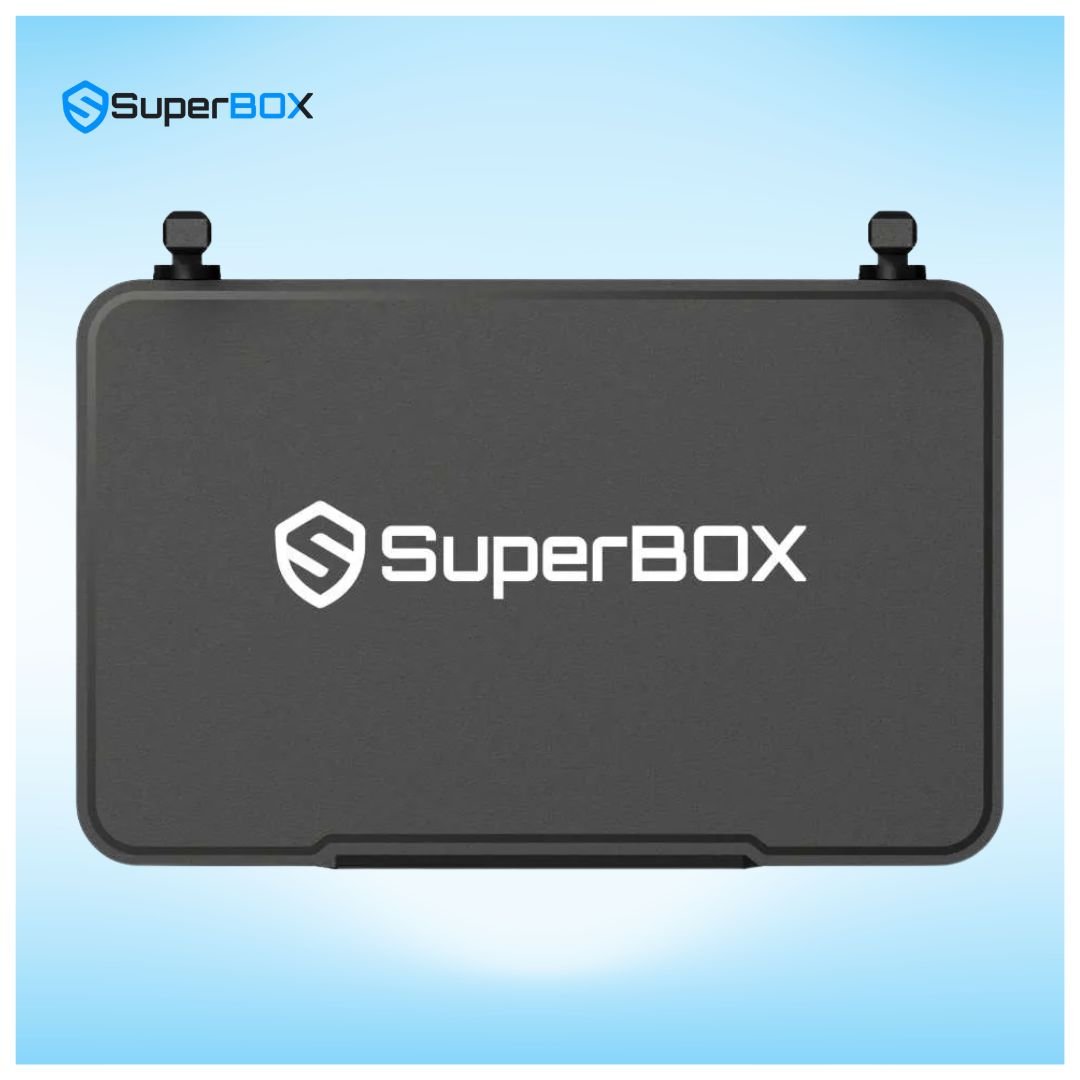 SuperBox S7 Pro premium black metal housing top design