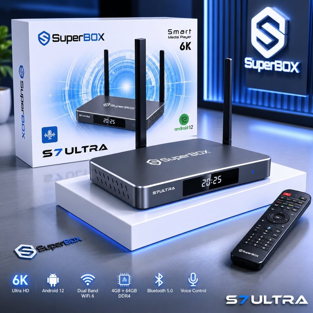 SuperBox S7 Ultra on display at SuperBox TV Box Store 1