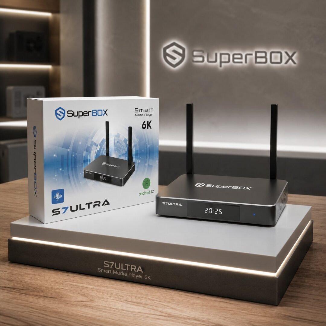 SuperBox S7 Ultra on display at SuperBox TV Box Store