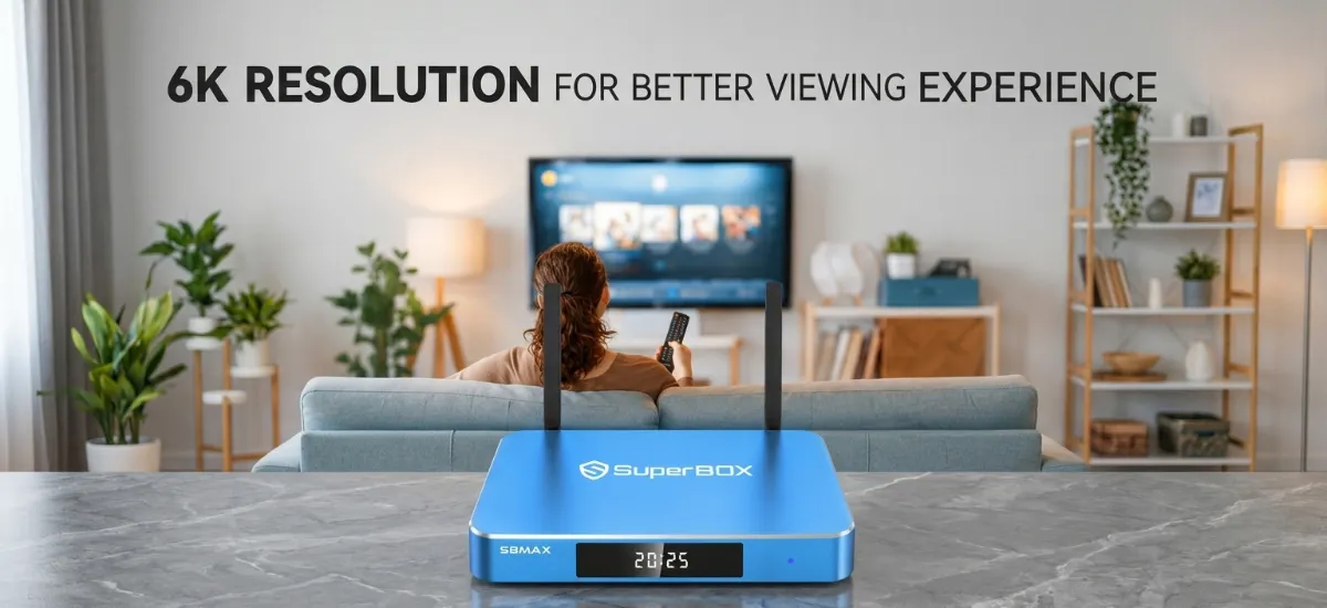 SuperBox S8 Max 6K Resolution
