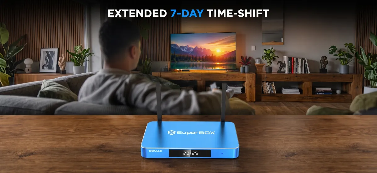 SuperBox S8 Max 7 Day Time Shift