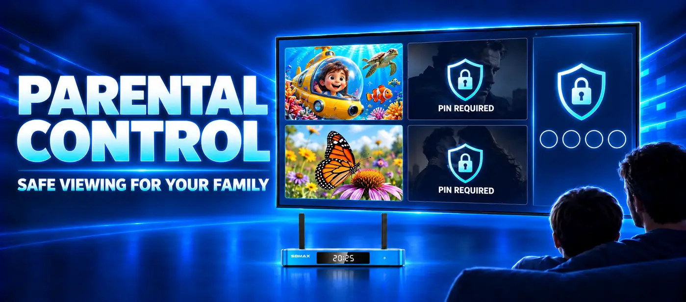 SuperBox S8 Max feature parental control