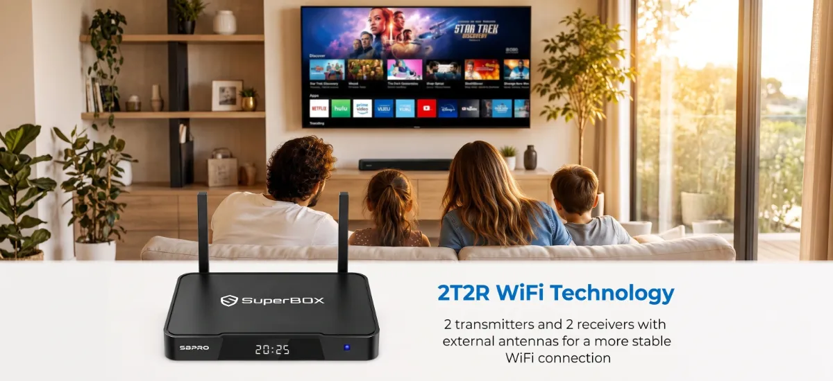 SuperBox S8 Pro 2T2R WiFi
