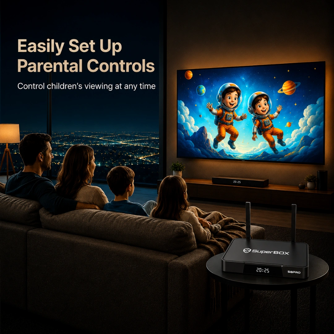 SuperBox S8 Pro Parental Control