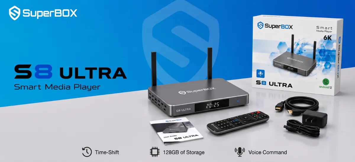 Superbox S8 Ultra 26 SuperBox S8 Ultra Package Accessories