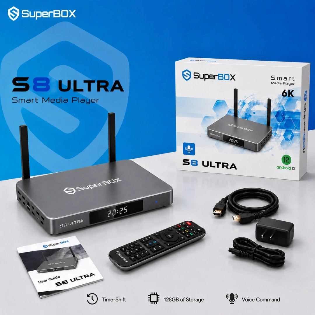 Superbox S8 Ultra 13 SuperBox S8 Ultra Package Accessories