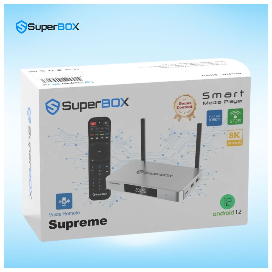 SuperBox Supreme official retail box packaging