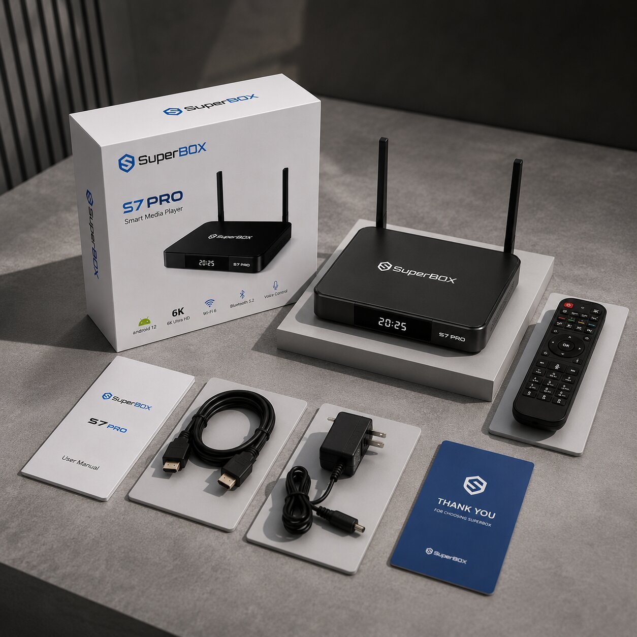 SuperBox S7 Pro 17 The SuperBox S7 Pro package is available when purchased at the SuperBox TV Box Store 1
