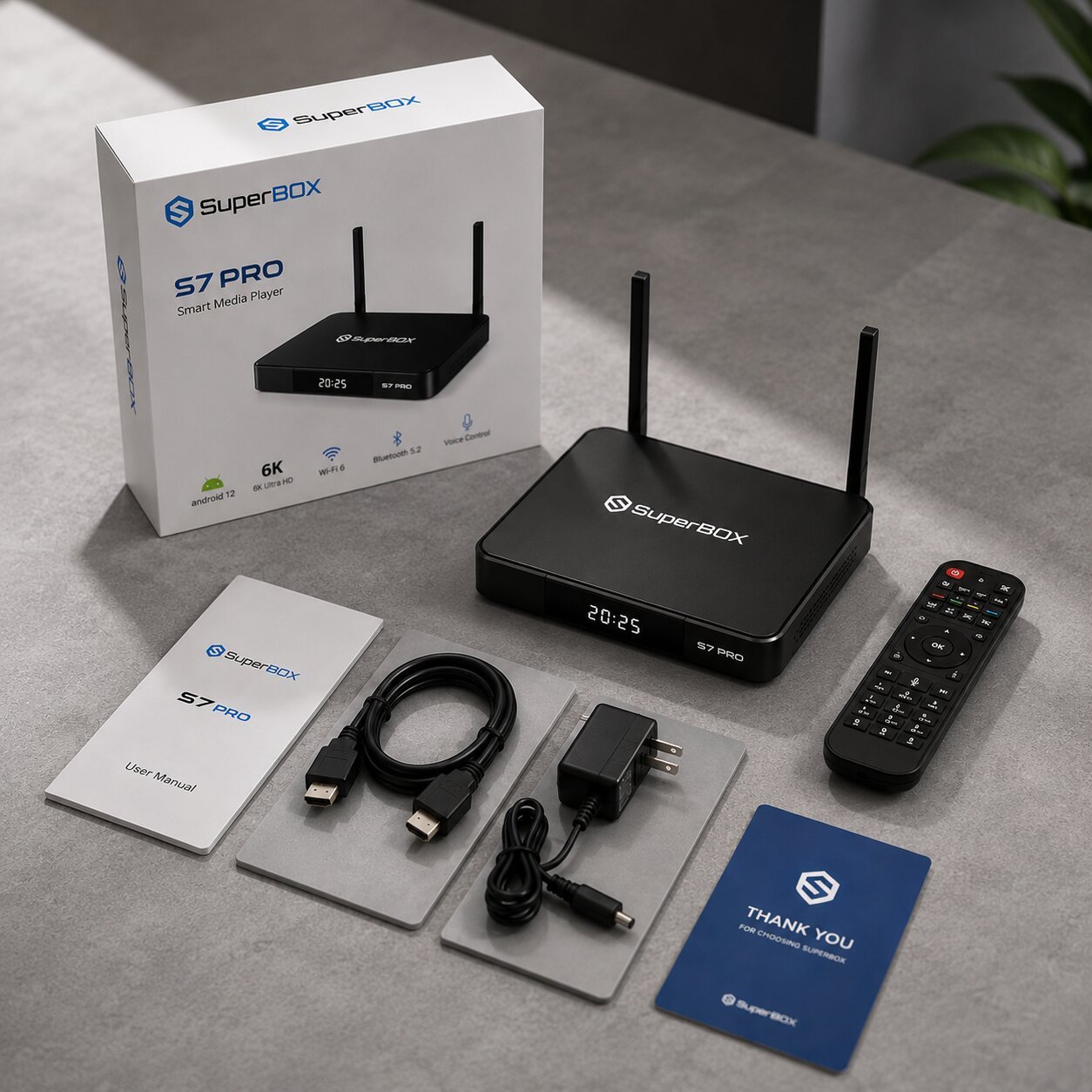 SuperBox S7 Pro 19 The SuperBox S7 Pro package is available when purchased at the SuperBox TV Box Store