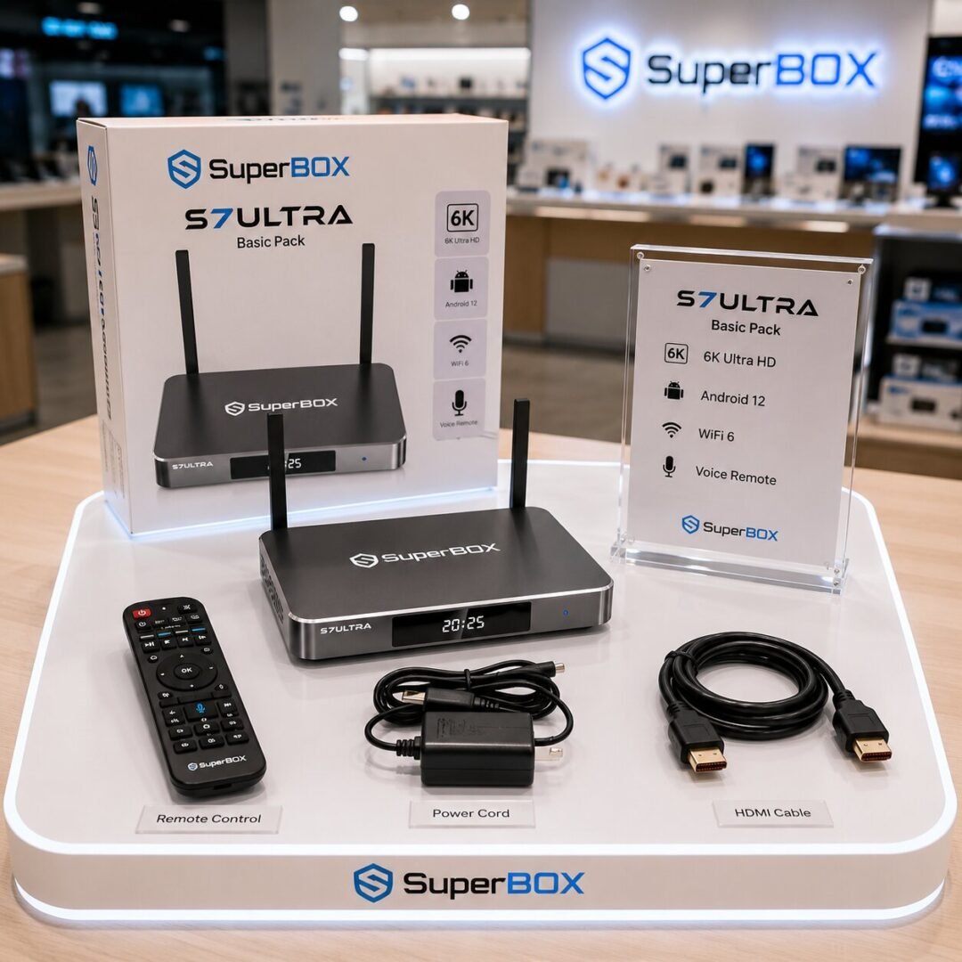 The SuperBox S7 Ultra package is available when purchased at the SuperBox TV Box Store (2)