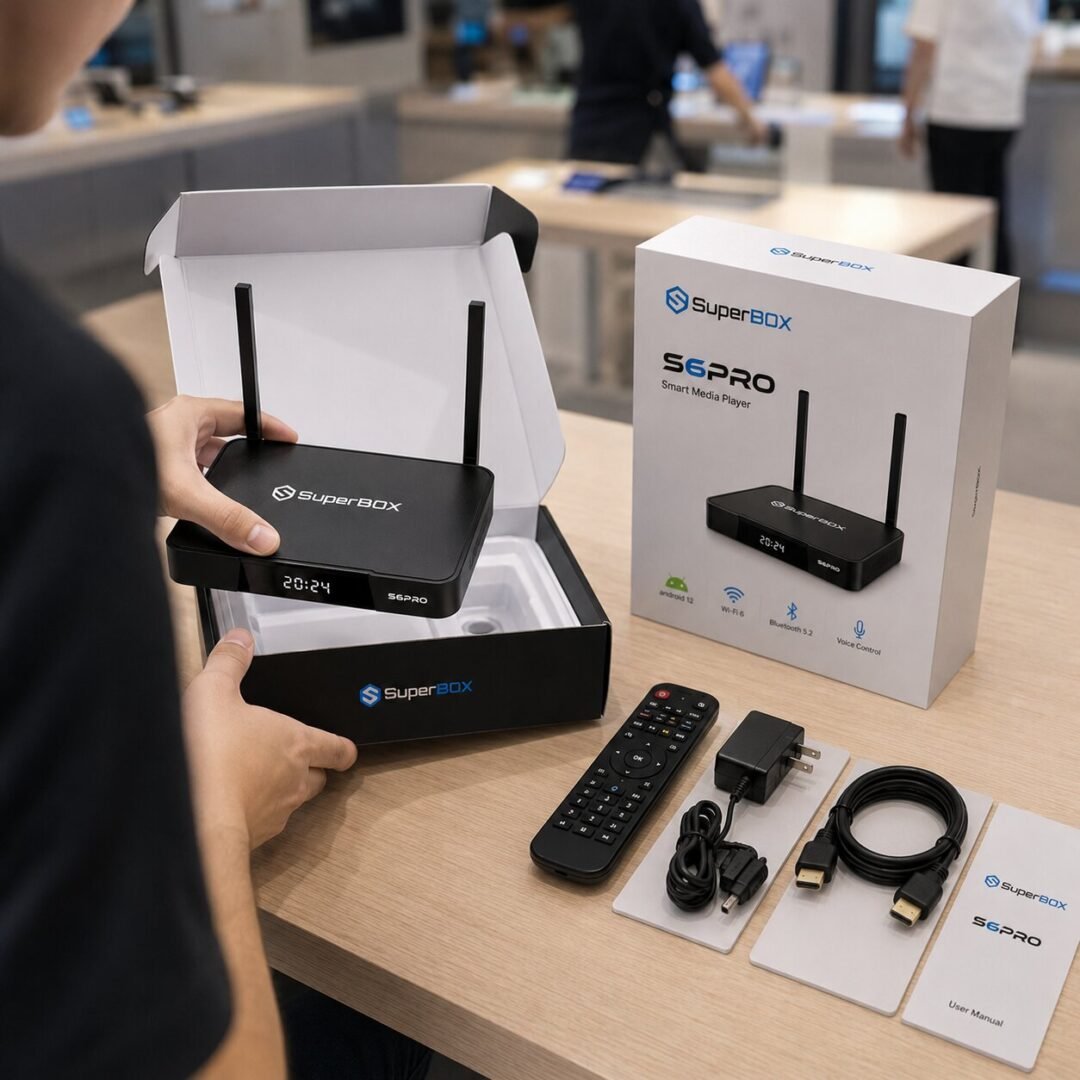 Unboxing the SuperBox S6 Pro at the SuperBox TV Box Store 2