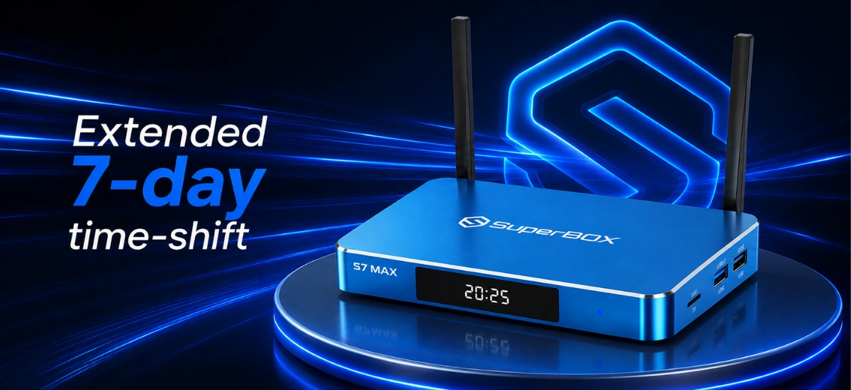 superbox s7 max 7 day time shift