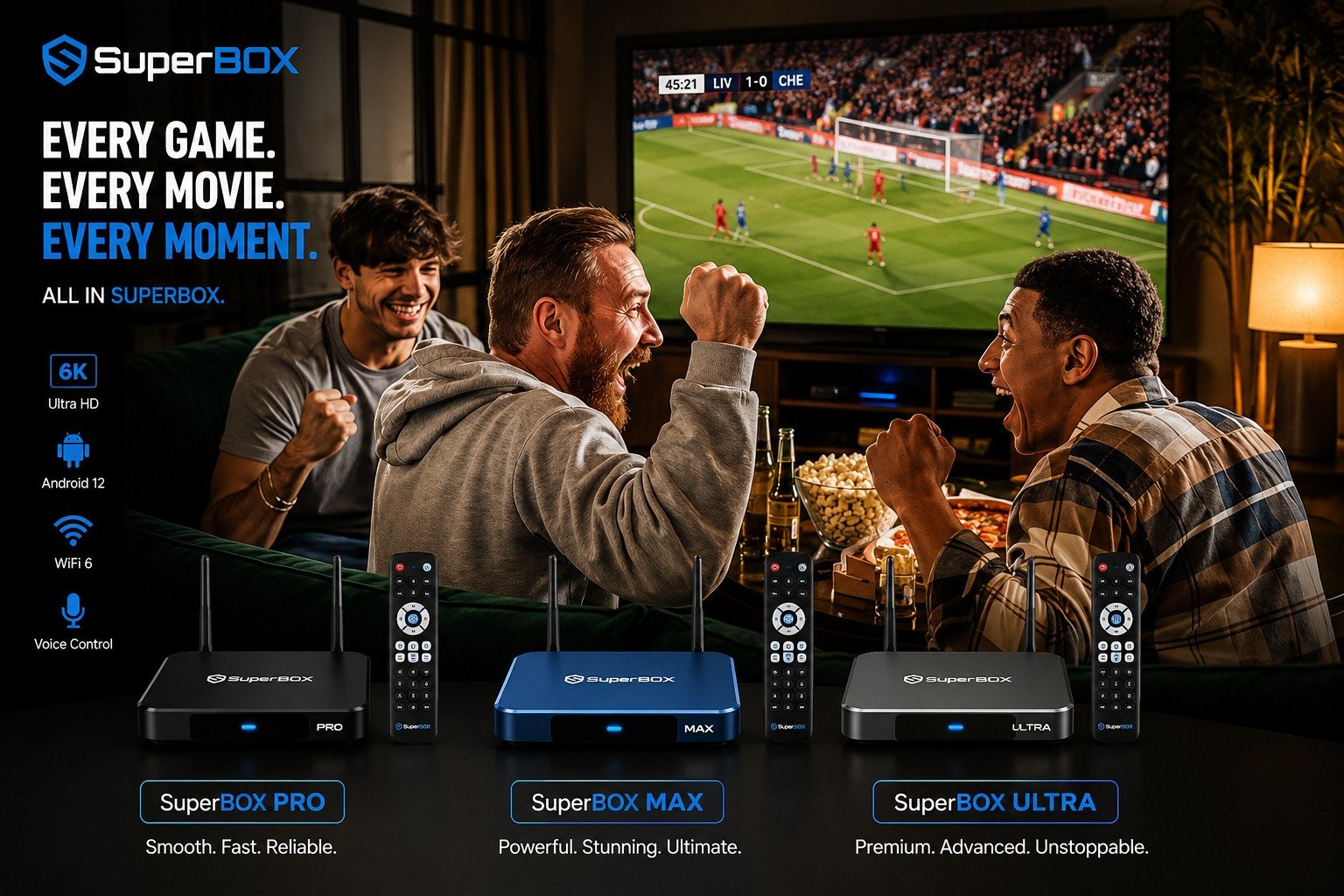 Key Features and Specifications of SuperBox TV Boxes