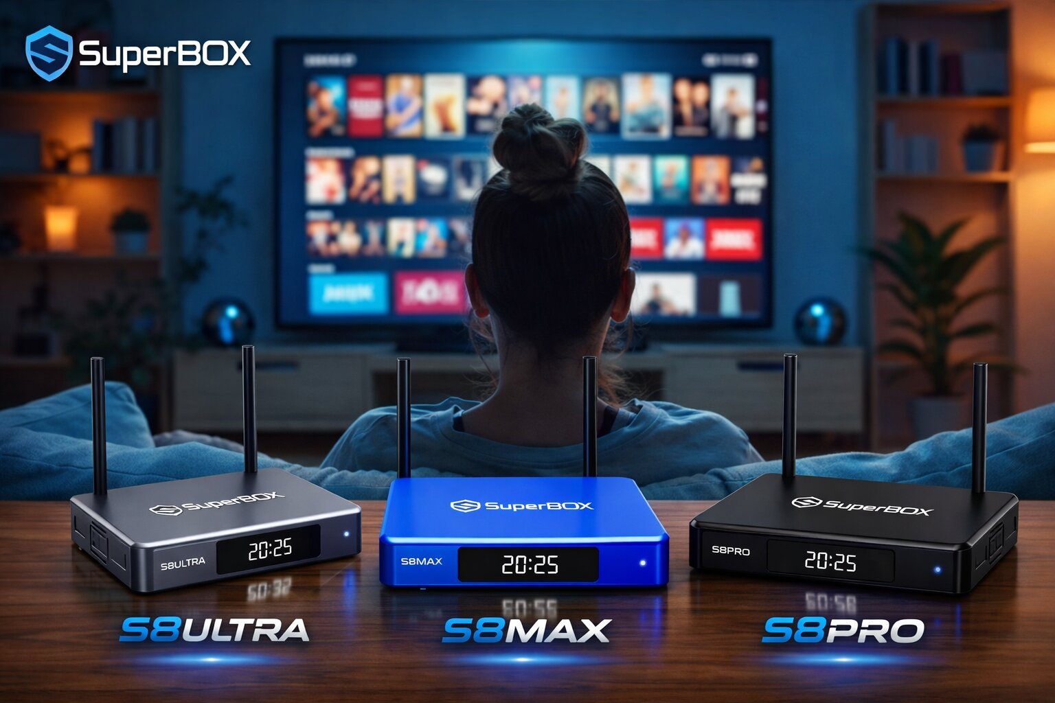 Standard SuperBox S8 Retail Package Contents