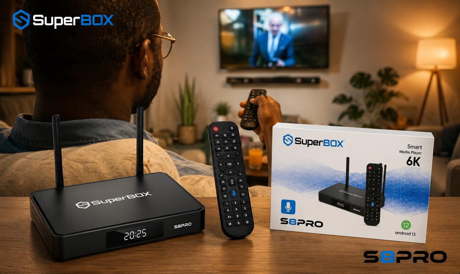 SuperBox TV Benefits of purchasing & included accessories.