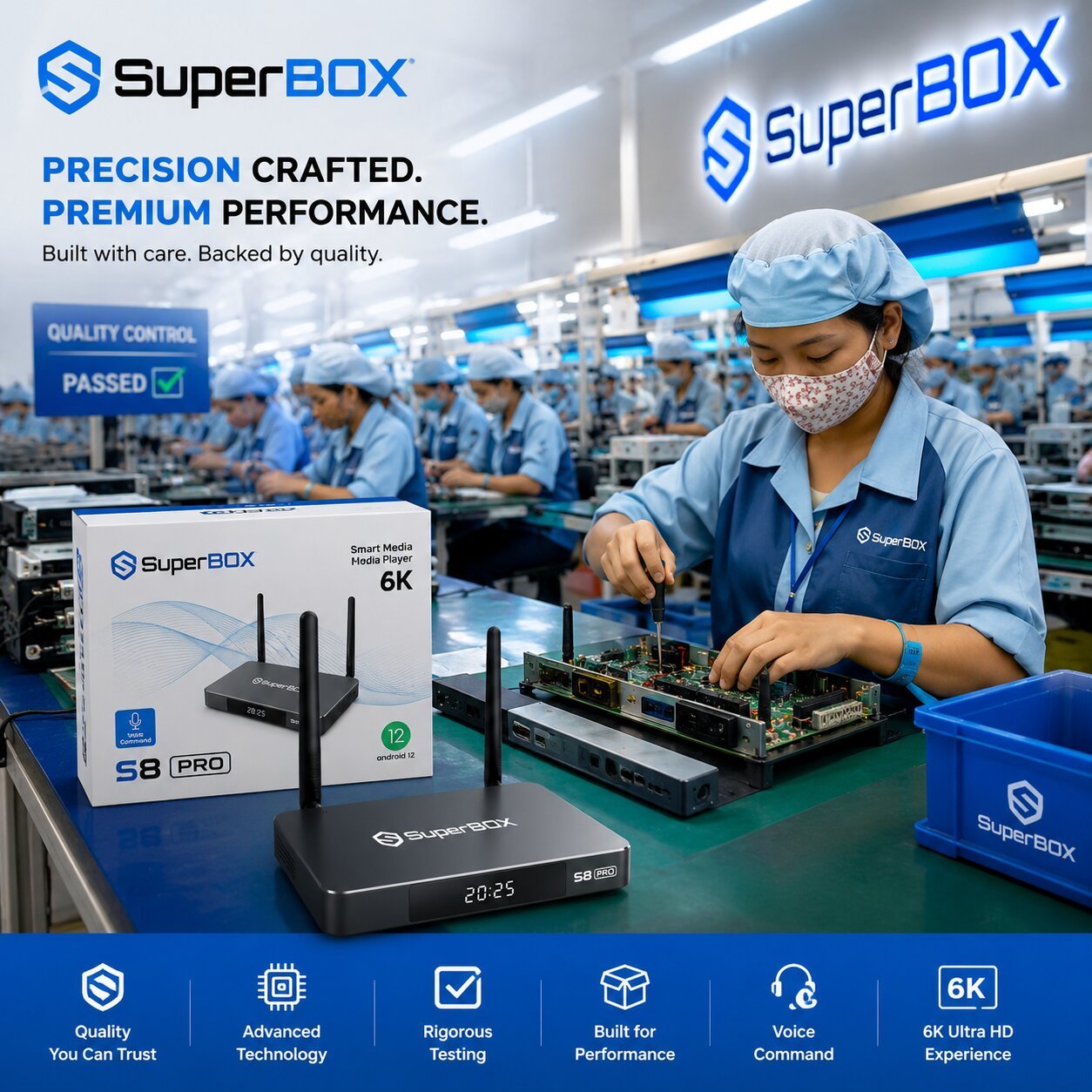 Staffs at the SuperBox TV Box Store 1 SuperBox Team Collaboration