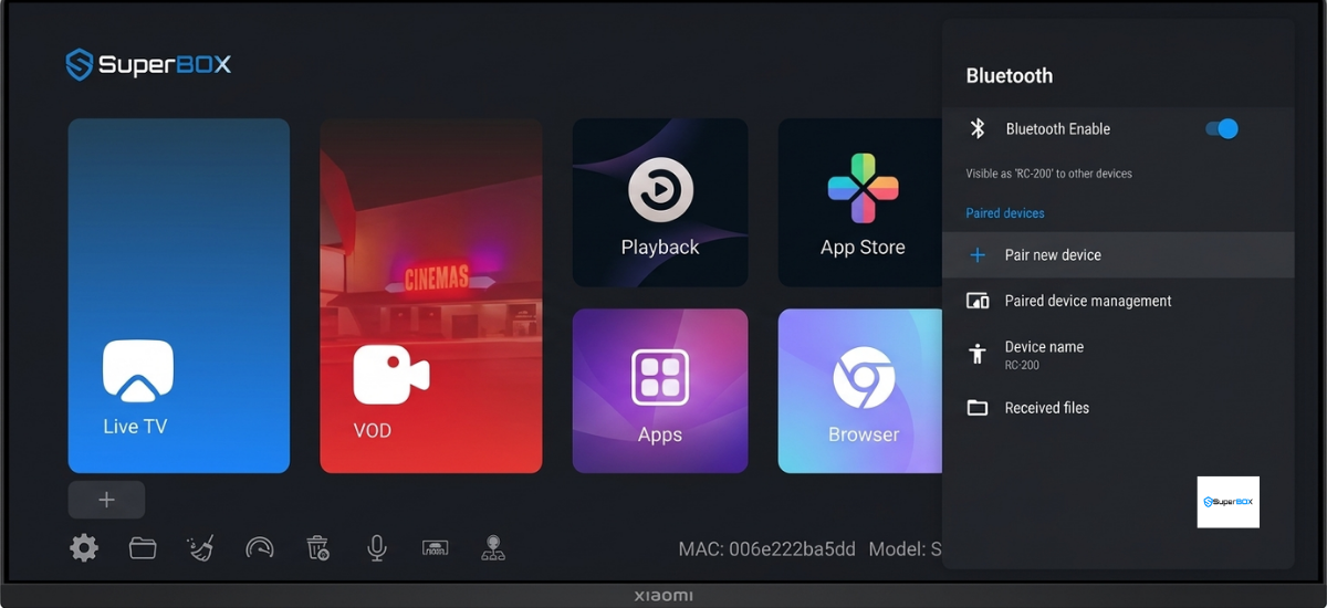 How to Set Up SuperBox S8 for Live TV and Sports: Complete Guide 24 Step 3 Pair the Bluetooth Remote