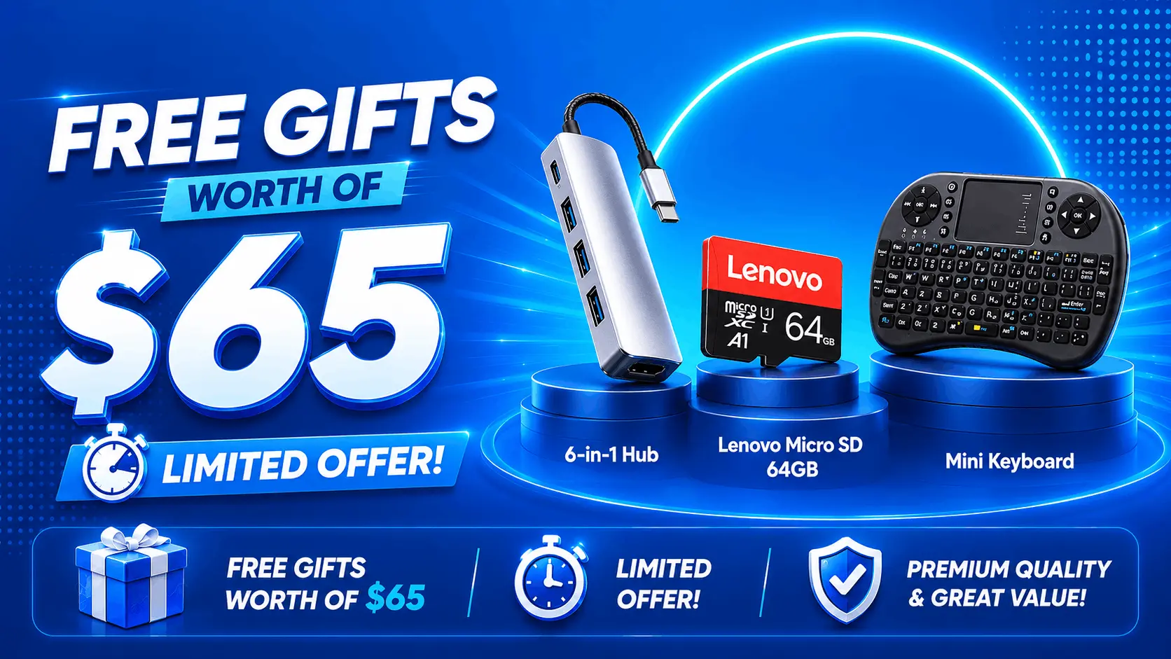free 3 gifts superbox super box promotion