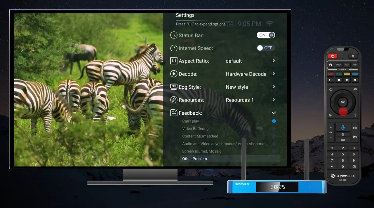 Blue TV Feedback 1