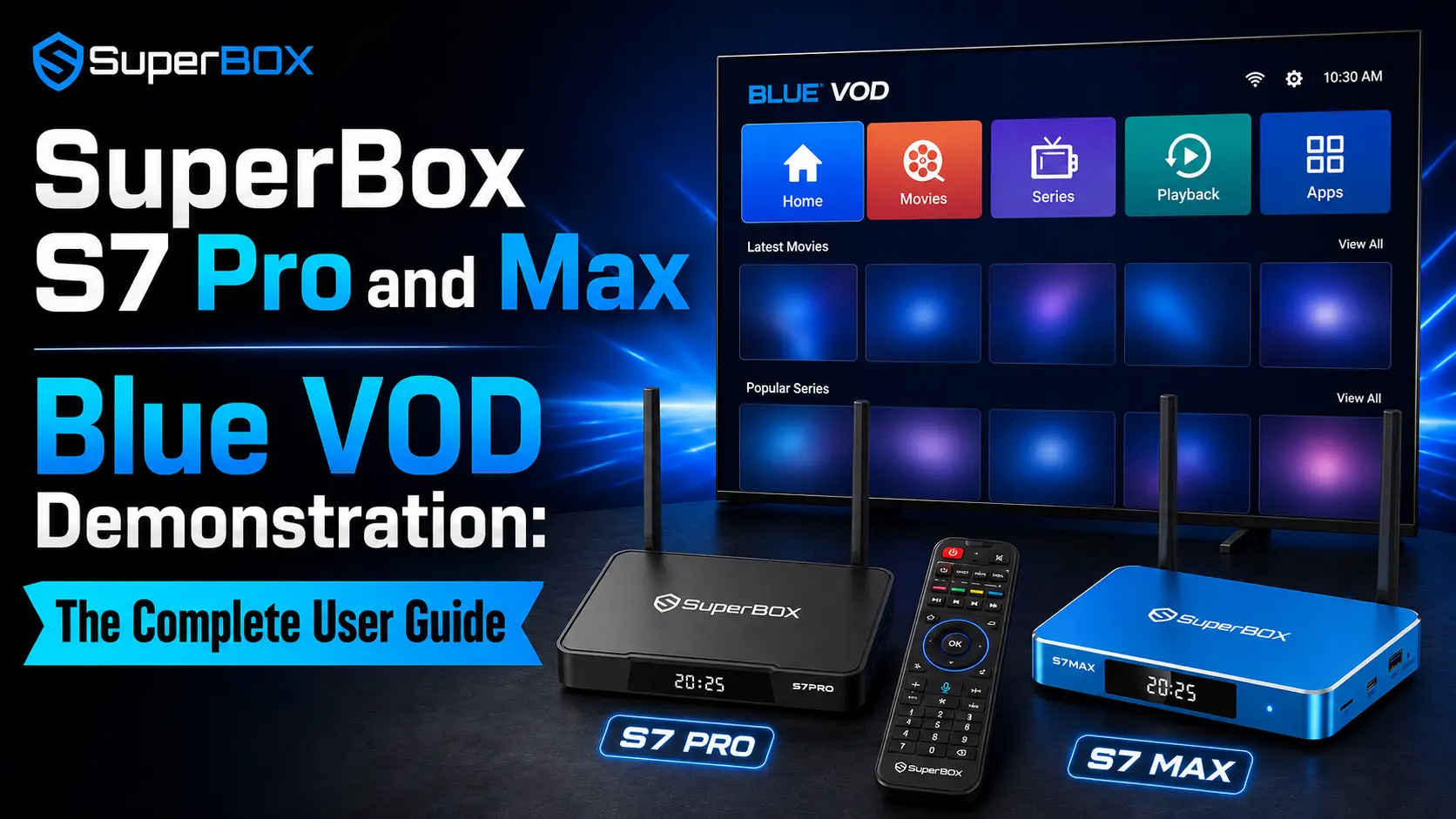 SuperBox BlueVOD Demo Featured