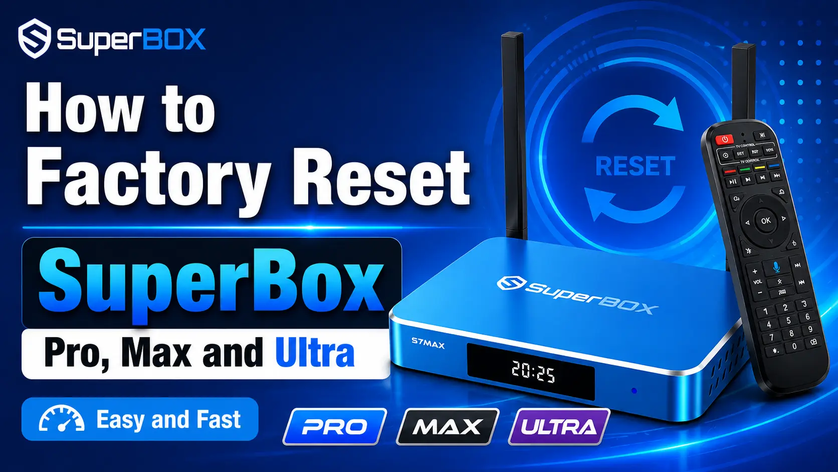 SuperBox Factory Reset