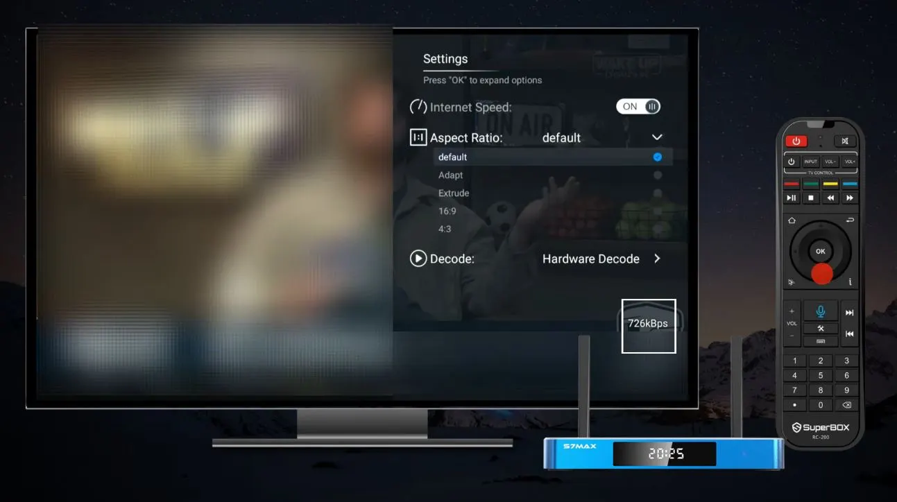 SuperBox Playback Settings