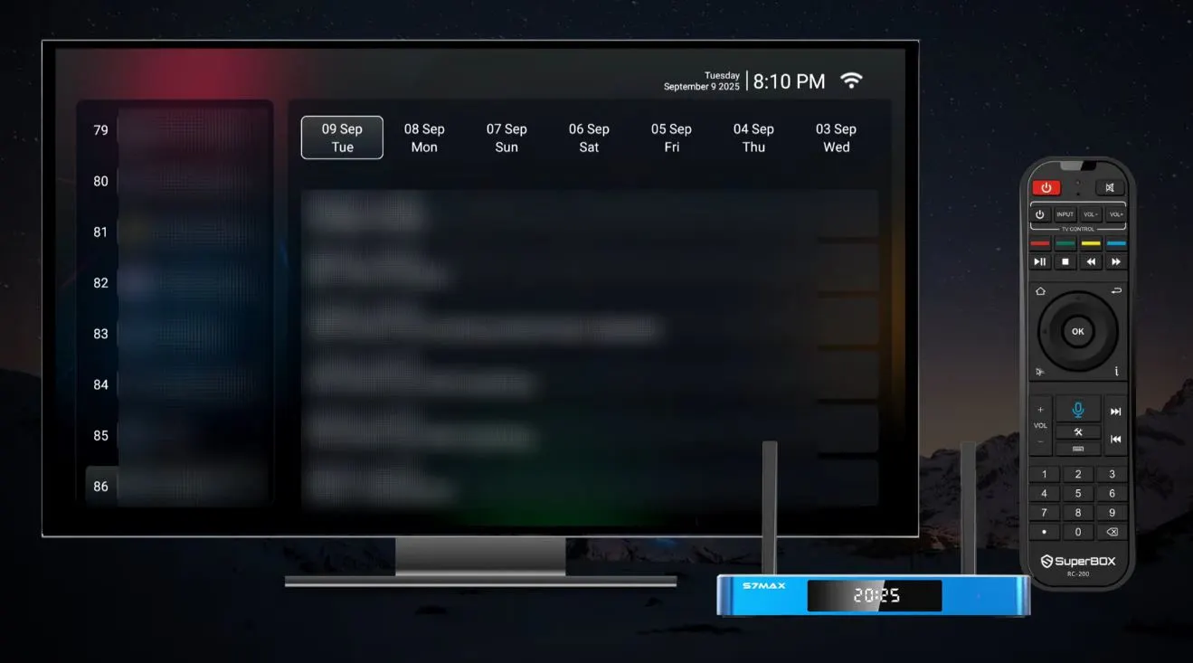 SuperBox Playback choose supported channel