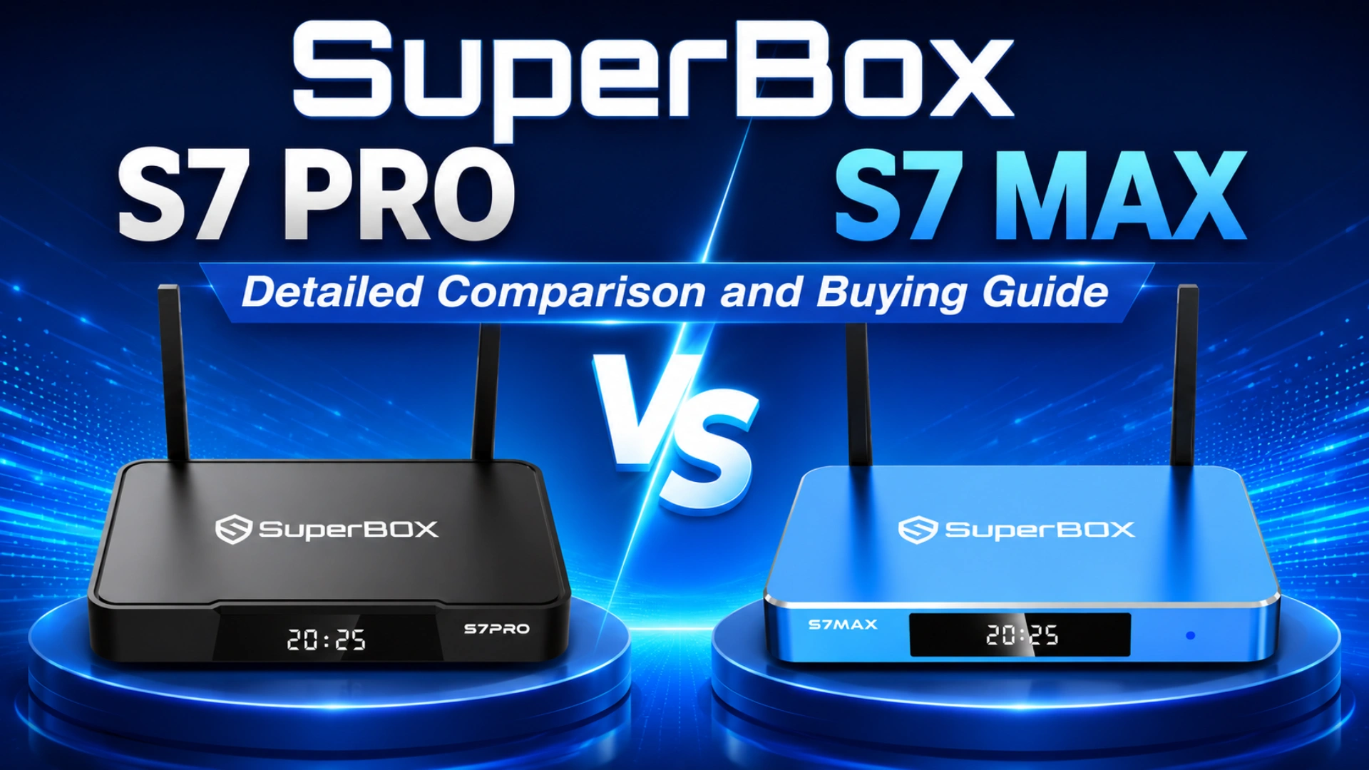 SuperBox S7 Pro vs S7 Max Detailed Comparison and Buying Guide