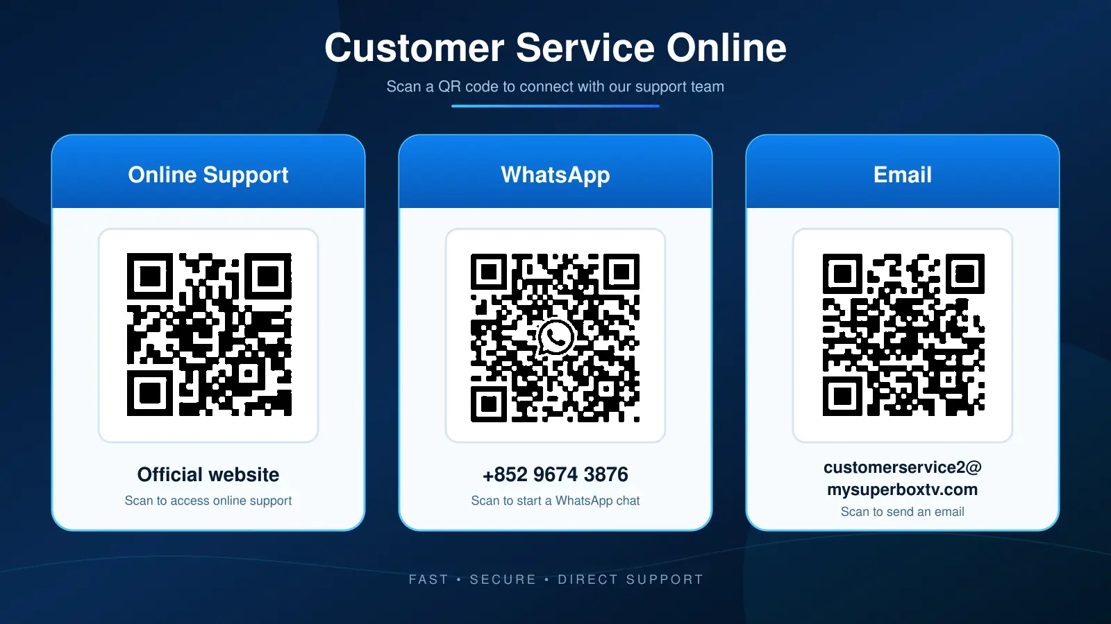 SuperBox Customer Service