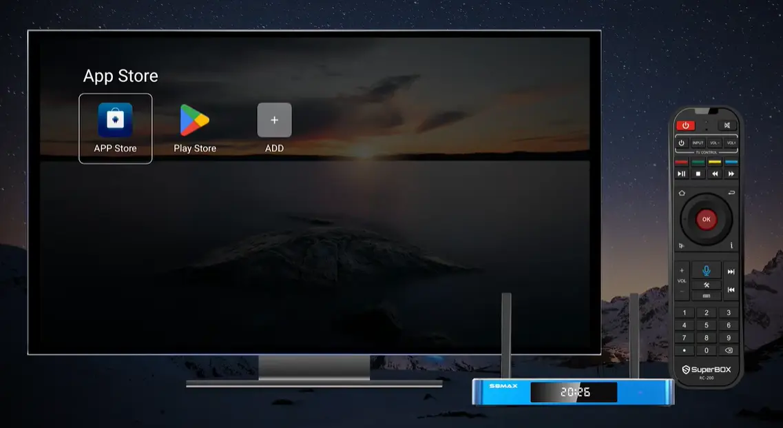How to Install Blue TV, Blue VOD, Playback, and More Apps on SuperBox S8 20 SuperBox S8 Download BlueTV Step 3
