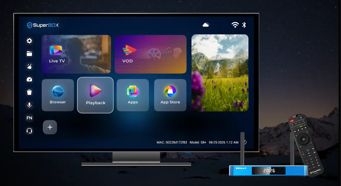 SuperBox S8 Max Unboxing and Setup: A Practical S8 Series Guide 26 SuperBox S8 Max home screen