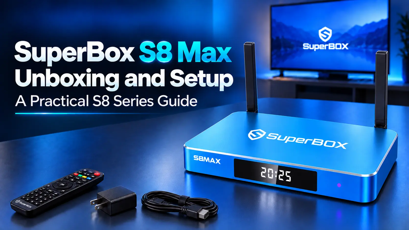 SuperBox S8 Max unbox ftr