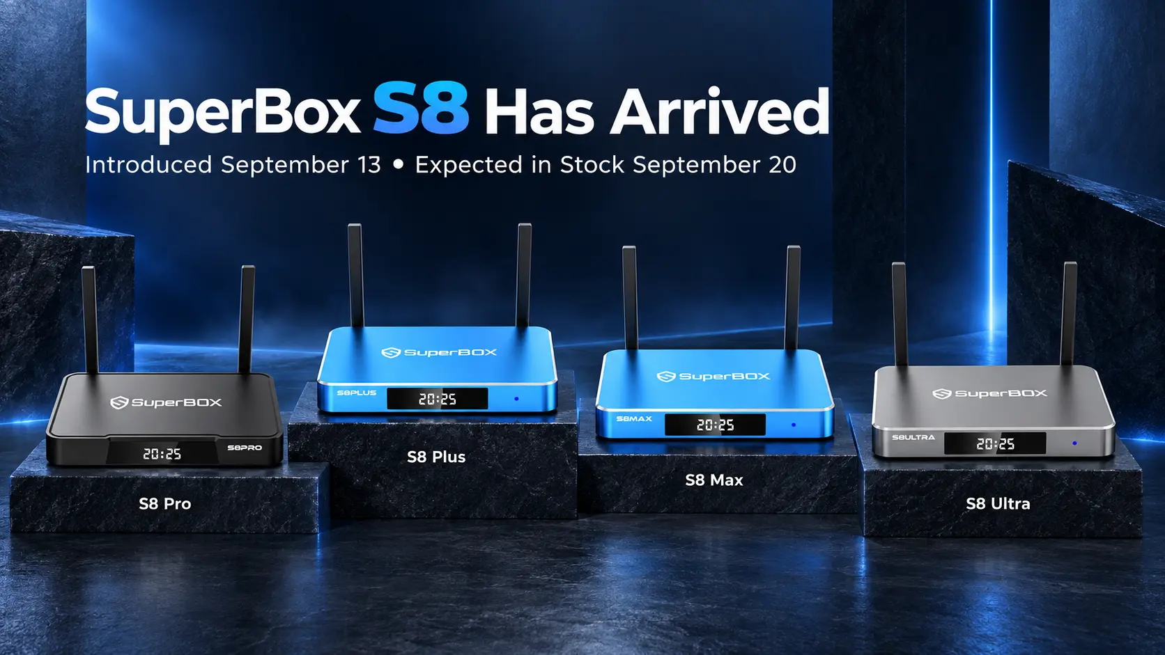 SuperBox streaming player and remote