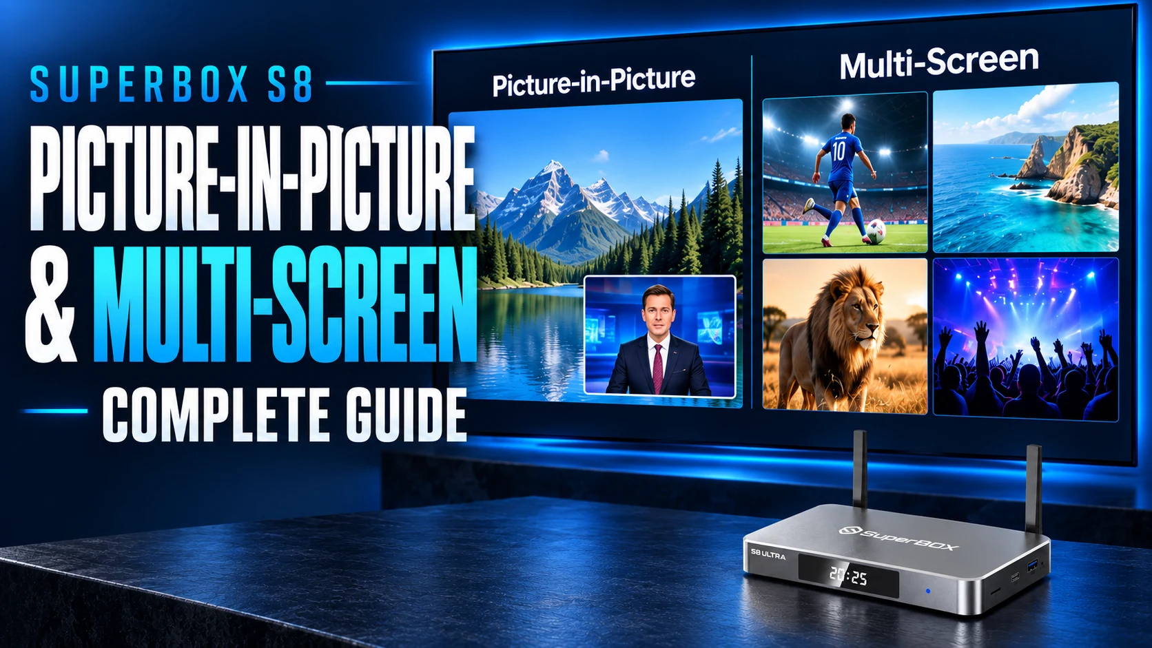 SuperBox S8 Multi-Viewing Feature