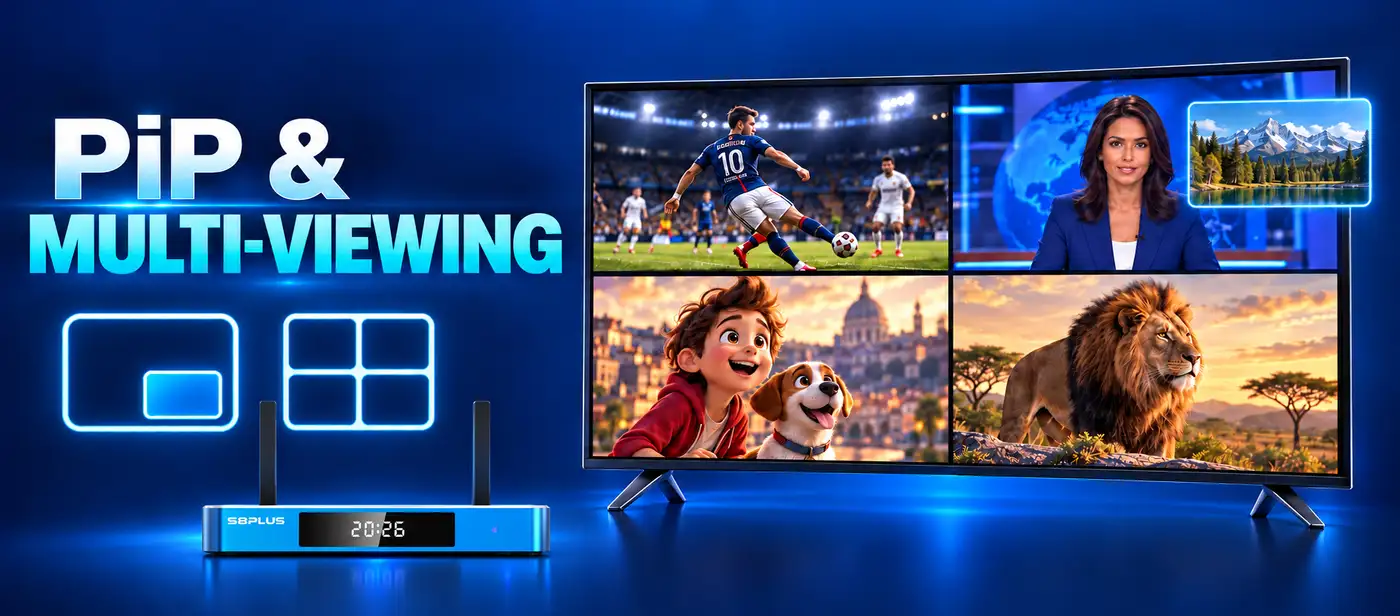 SuperBox S8 Plus 34 SuperBox S8 Plus New Feature PiP Multiscreen viewing 2