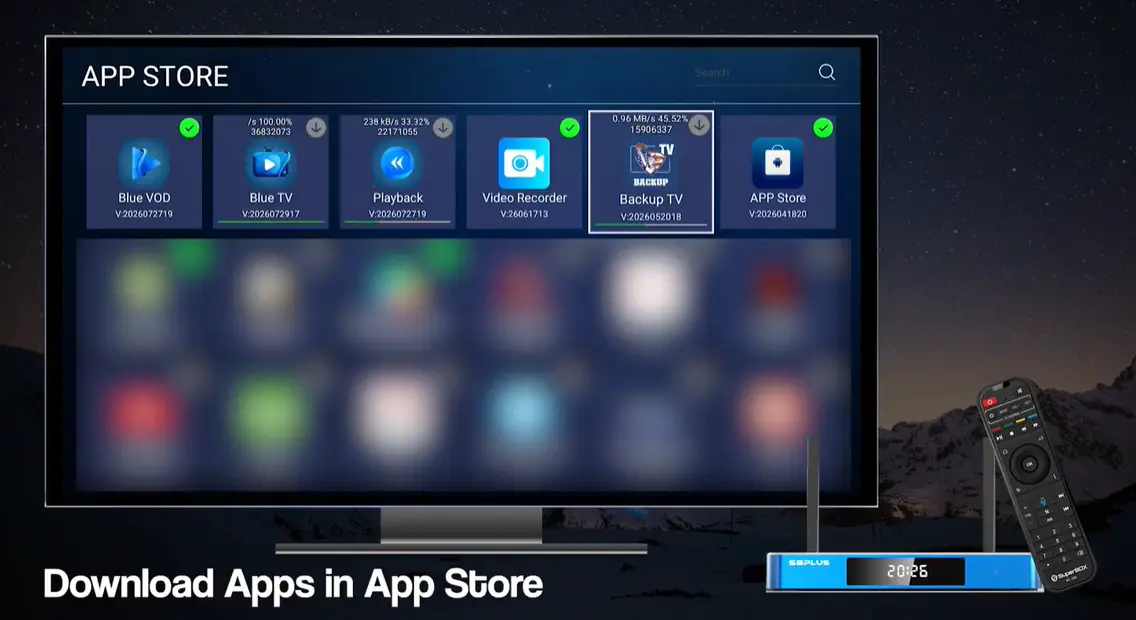 SuperBox S8 Plus Unboxing and Setup Guide: What’s in the Box and How to Get Started 23 SuperBox S8 Plus download app