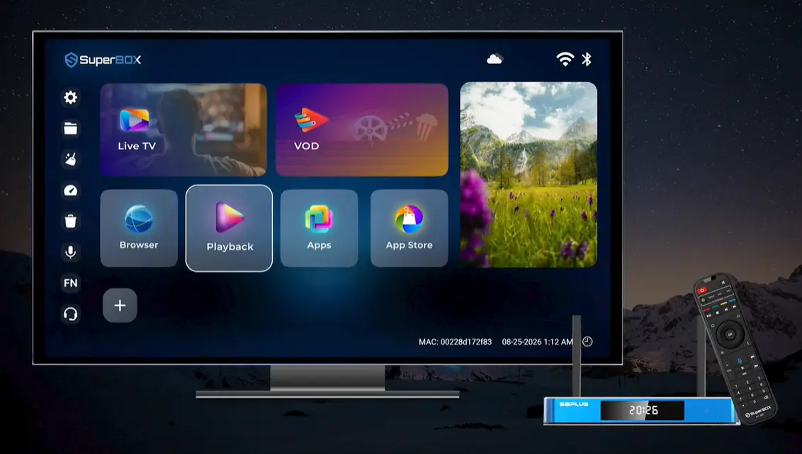 SuperBox S8 Plus Unboxing and Setup Guide: What’s in the Box and How to Get Started 24 SuperBox S8 Plus homescreen