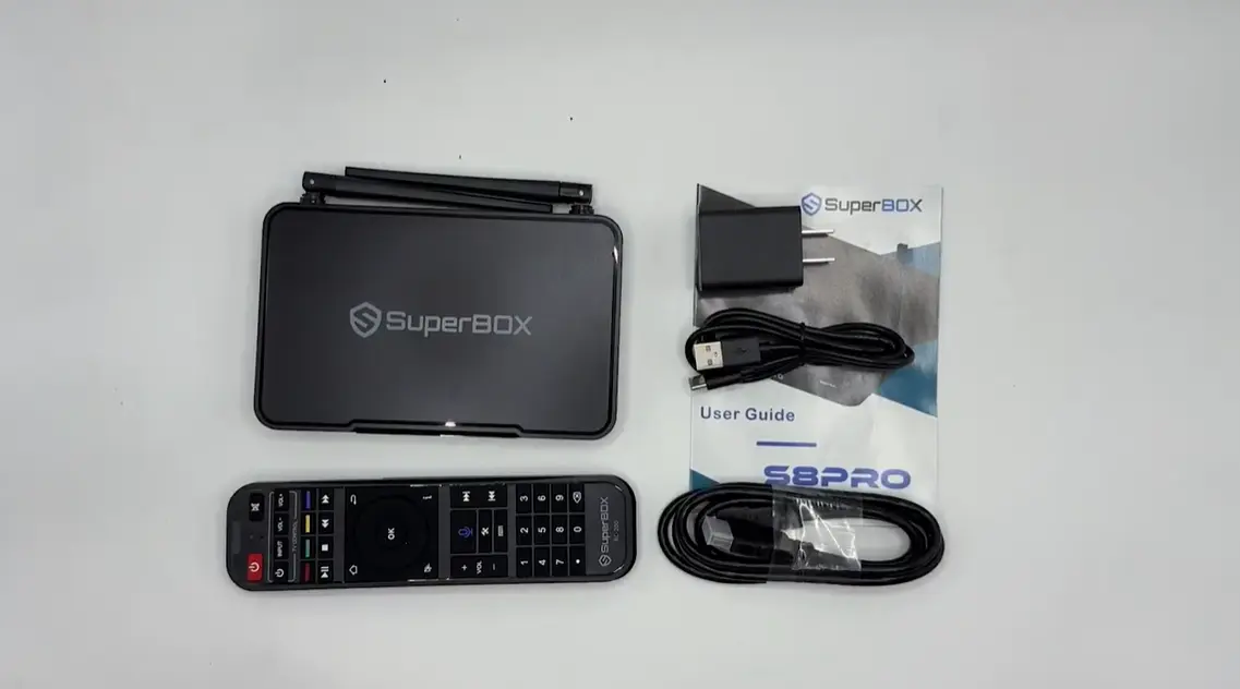 SuperBox S8 Pro Setup Guide: Unboxing, Wi-Fi, Remote Pairing and Apps 20 SuperBox S8 Pro unboxing fullkit