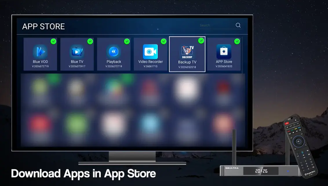 SuperBox S8 Ultra Setup Guide: Unboxing, Wi-Fi, Remote Pairing & Apps 28 SuperBox S8 Ultra download app final step