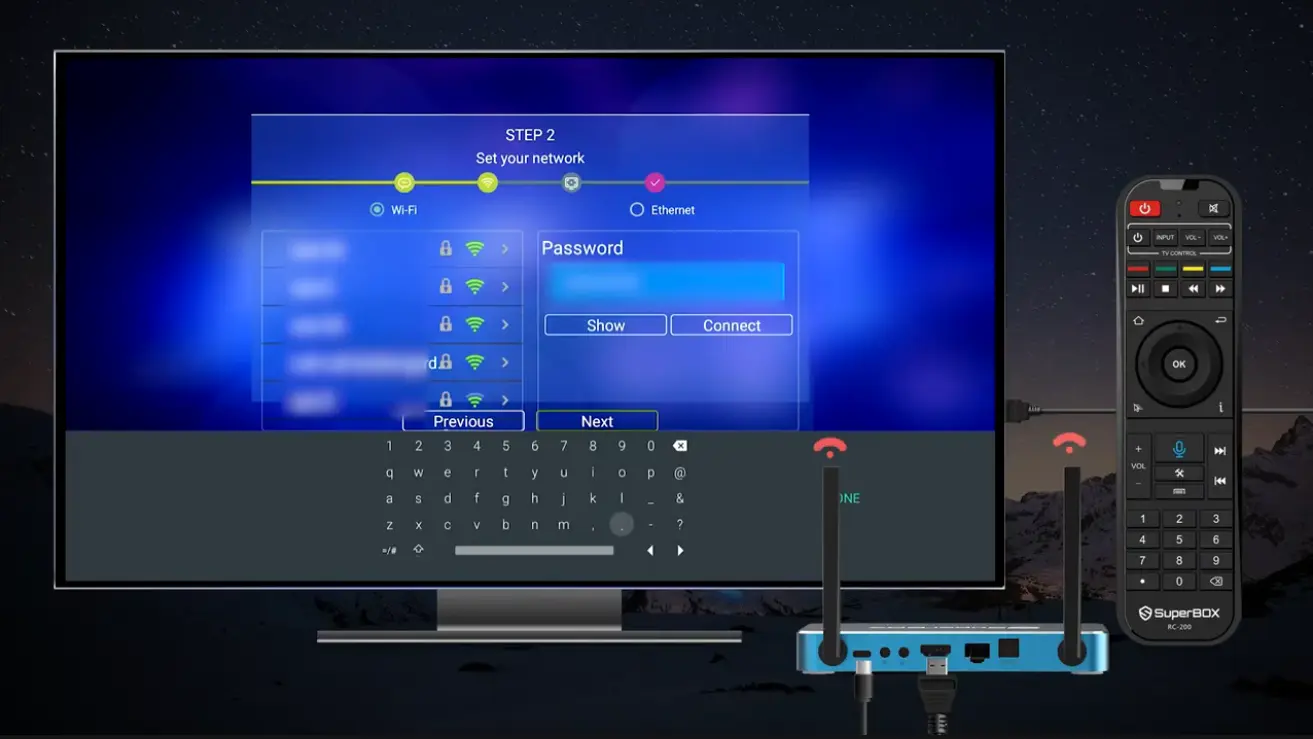 SuperBox S8 connect wifi step 2.2