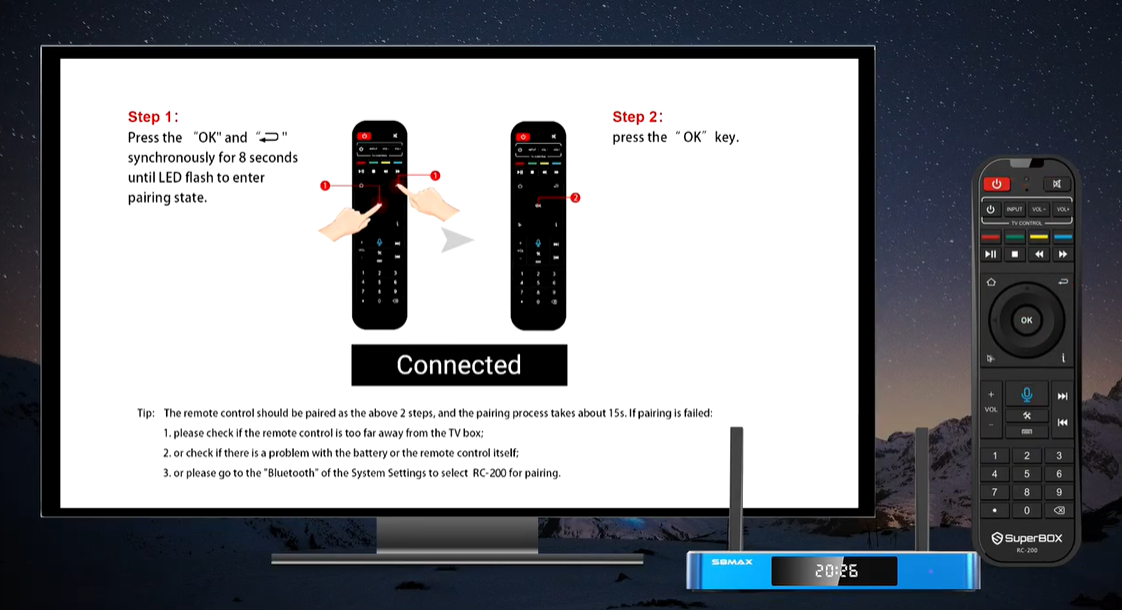 How to Pair a SuperBox S8 Remote: Step-by-Step Guide 20 SuperBox S8 remote pairing confirm