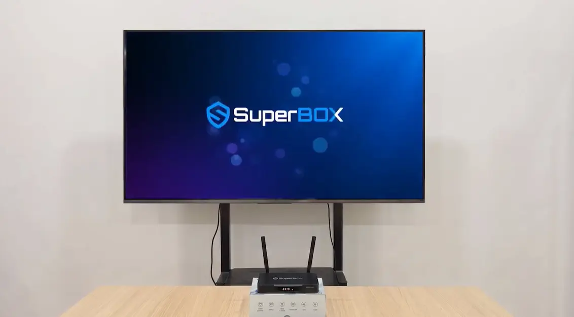 SuperBox S8 Pro Setup Guide: Unboxing, Wi-Fi, Remote Pairing and Apps 24 SuperBox S8 welcome screen