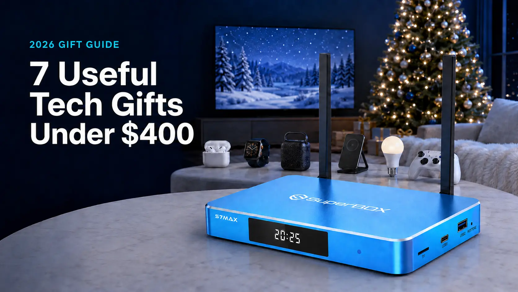 7 Best Christmas Tech Gifts Under $400 That People Will Actually Use in 2026 22 superbox christmas giftguide 1