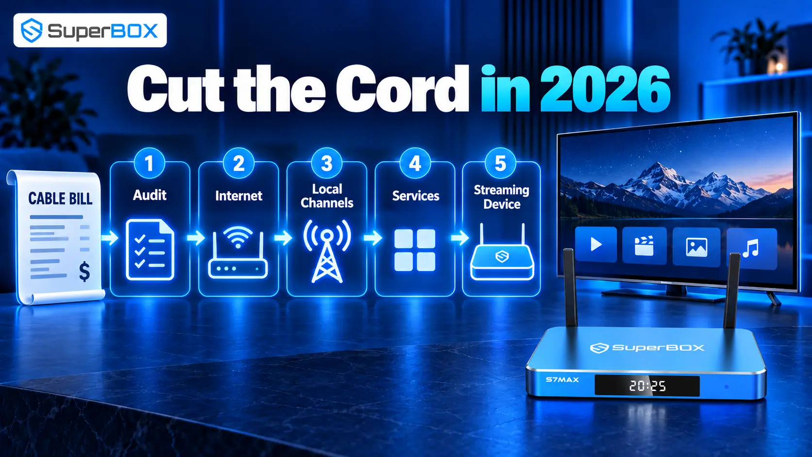 How to Cut the Cord in 2026: The Complete Guide to Saving on TV 24 superbox cord cutting