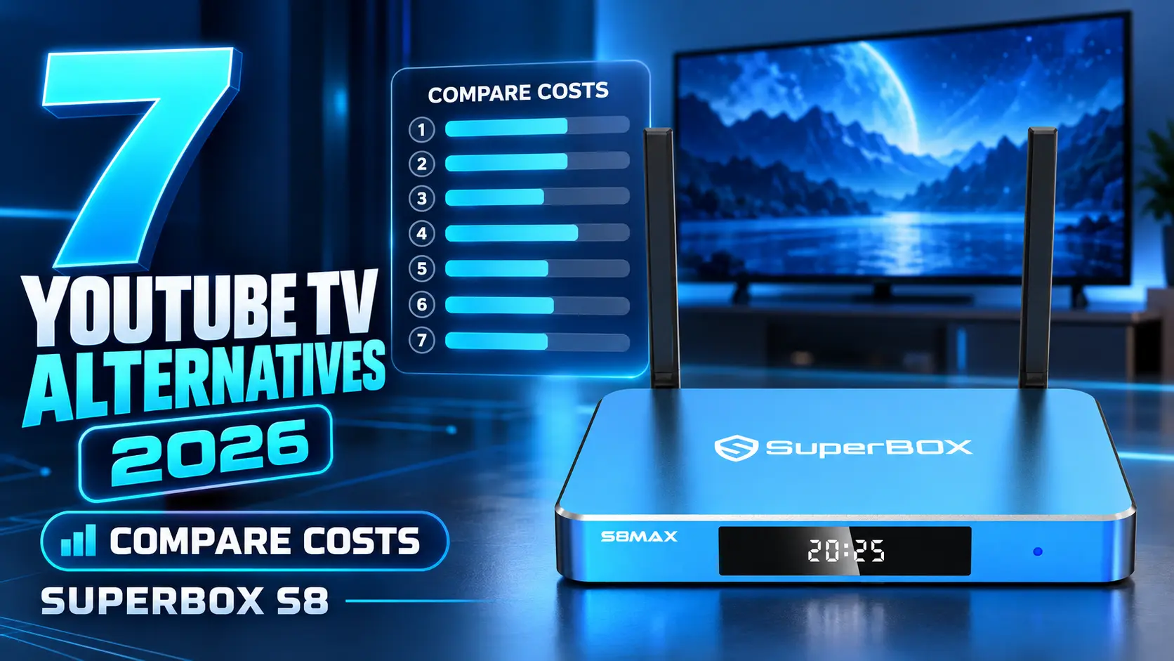 7 YouTube TV Alternatives Compare Costs